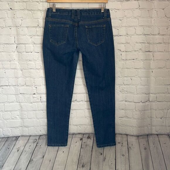 Nine Point Eight Skinny Cropped Jeans zip at ankle size 7 - Picture 5 of 6
